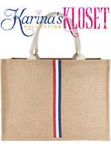 Load image into Gallery viewer, 🇺🇸USA Woven Large Tote Bag, Beach Bag, Eco-Friendly, Everyday Bag, 4th of July
