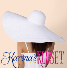 Load image into Gallery viewer, Karina’s Blanco Beach 🏖 Straw Hat
