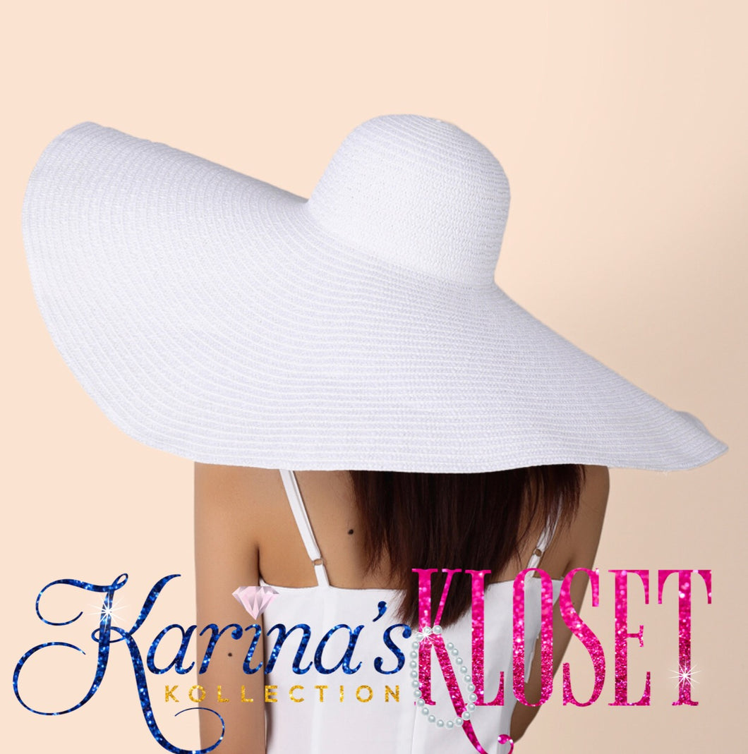 Karina’s Blanco Beach 🏖 Straw Hat
