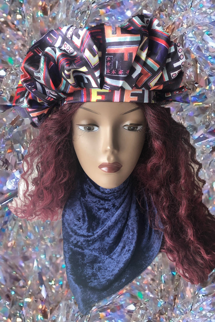 Karina's Klassy Silk Red Supreme LV Bonnet – Karina's Kloset