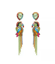 Load image into Gallery viewer, Pretty Paradise Parrot 🦜 Earrings
