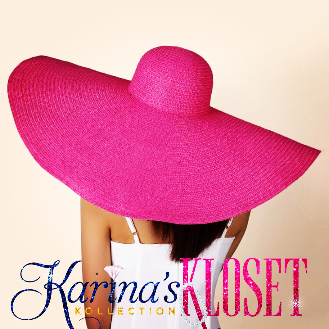Karina’s Rosa Beach 🏖 Straw Hat