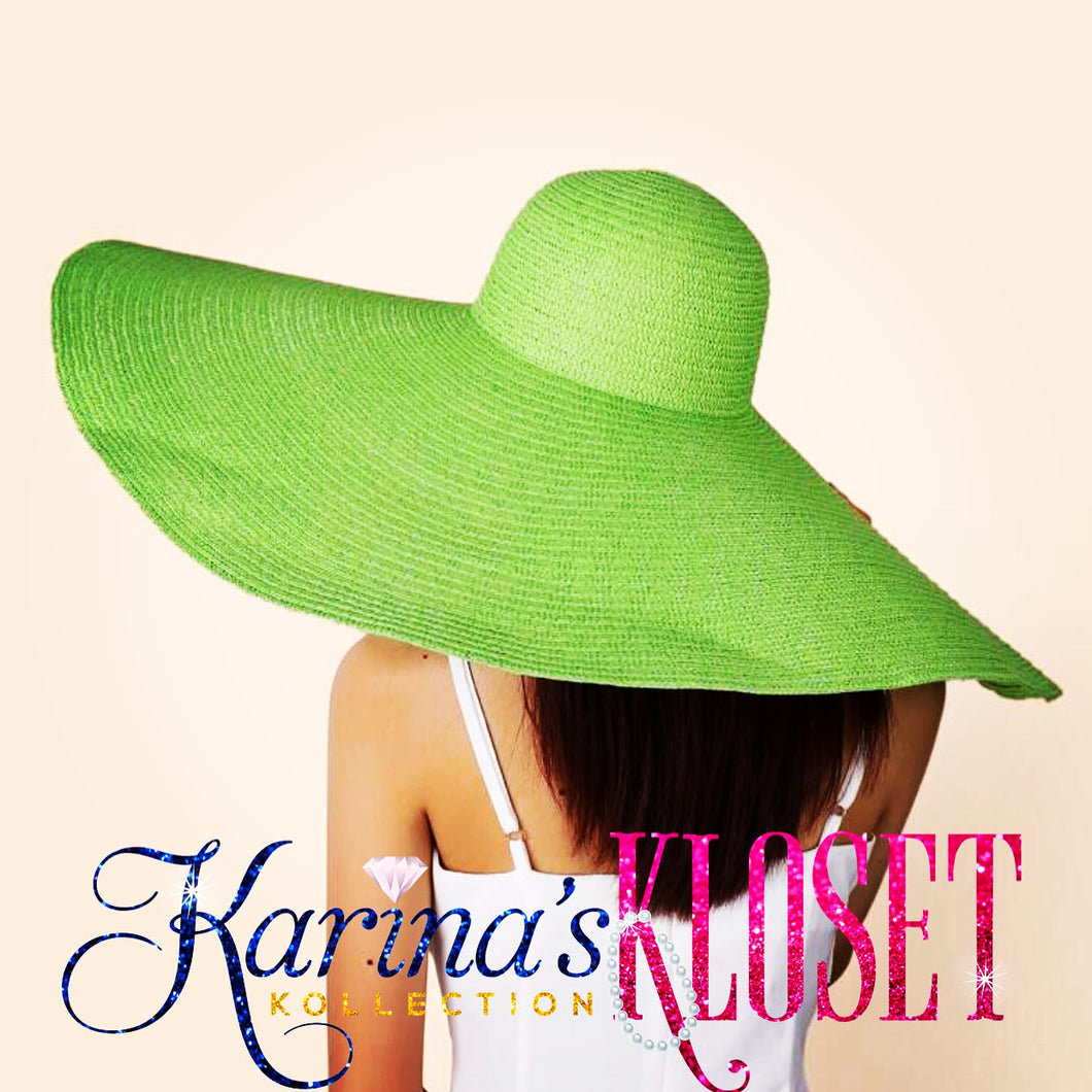 Karina’s Verde Beach 🏖 Straw Hat