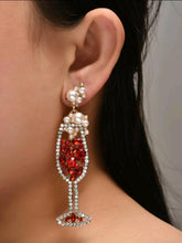 Load image into Gallery viewer, Rojo Sangria Earrings
