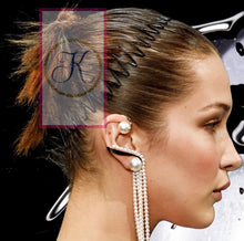 Load image into Gallery viewer, Pearl Majesty Ear Cuff Clip Earrings | Ear Wrap | Ear Climber
