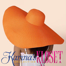 Load image into Gallery viewer, Karina’s Naranja Beach 🏖 Straw Hat
